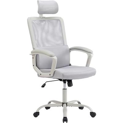 Dropship High Back Office Chair With Lifting Headrest, Adjustable