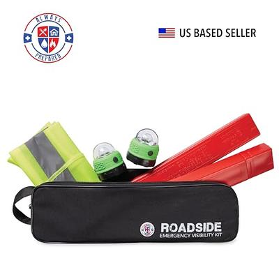 Always Prepared High-Visibility Roadside Emergency Car Kit – with  Reflective Vest, Safety Triangle, & LED Light – Travel Safety for Women, Men,  and College Kids – Roadtrip Essentials - Yahoo Shopping