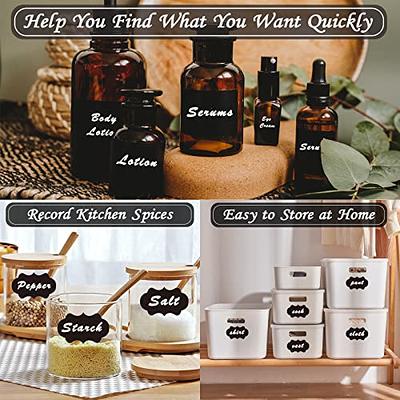 Waterproof Spice Labels For Spice Bottles And Jars - Blackboard