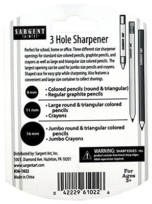 Sargent Art Jumbo Triangle Colored Pencils Assorted Colors 10