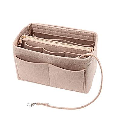  LEXSION Purse Organizer Insert for Handbags, Felt Bag Organizer  for Birkin 25, Tote Bag Organizer Insert 8033 Beige Small : Clothing, Shoes  & Jewelry