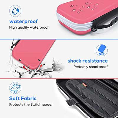 Accessories Bundle Compatible with Switch OLED, Carrying Case with Shoulder  Strap for Switch OLED and Tempered Glass Screen Protector, Protective