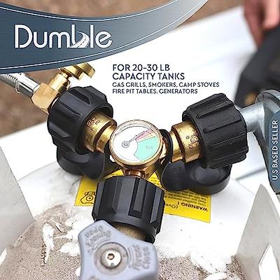 Dumble Propane Brass Tee - RV Propane Tank Tee Manifold Connection