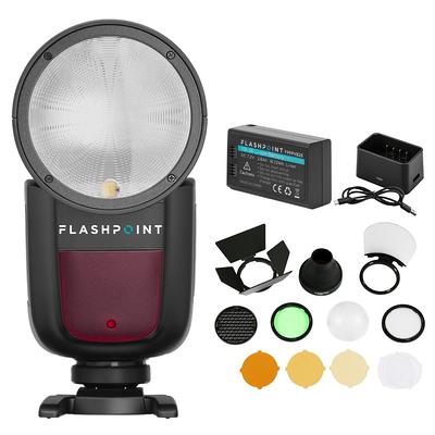 Flashpoint Zoom Li-on X R2 TTL On-Camera Round Flash Kit For