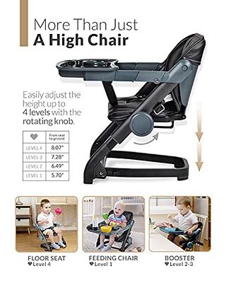 Uuoeebb Portable High Chair for Babies and Toddlers, Booster Seat for  Table, Adjustable Height Travel Booster Seat with Tray, Toddler Folding  Chair for Travel, Baby Feeding Eating Chair - Yahoo Shopping