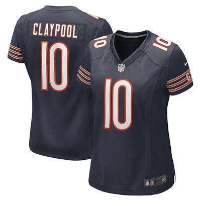 Women's Nike Chase Claypool White Chicago Bears Game Player Jersey Size: Small