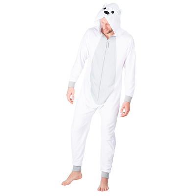 SLEEPHERO Adult Onesie Men Cozy Novelty Polar Bear Costume