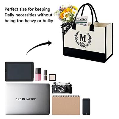 BeeGreen Birthday Gifts for Women 13oz Canvas Tote Bag for Women Who Have Everything Embroidery