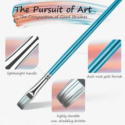 eHomeA2Z Foam Paint Brushes 10 Pack Lightweight, Great for Acrylics,  Stains, Varnishes, Crafts, Art, Assorted Sizes, Sponge Brush for Painting