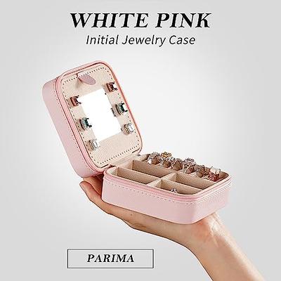 Parima Birthday Gifts for 12 Year Old Girls - Pink Travel Jewelry Case, Unicorns Gifts for Girls Birthday Gifts Christmas Gifts for 12 Year Old