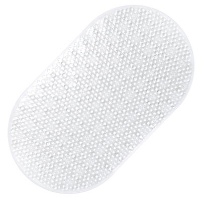 Mainstays Oval Bubble Bath Vinyl Tub Mat, Clear, 16 x 27 - Yahoo