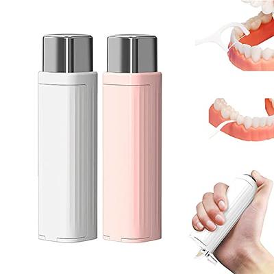 2pcs Portable Floss Dispenser, 2023 New-Upgrade Travel Floss Case, with 12  Counts Dental Flossers Sticks (White+Pink) - Yahoo Shopping