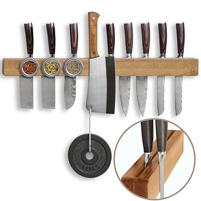 Icon Chef Double-Sided Magnetic Knife Block