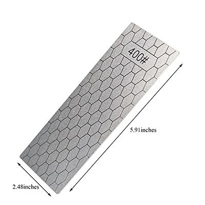 Diamond Sharpening Stone Grit 400/600/1000/1200 Diamond Plate Honing Stone  5.9 inch 