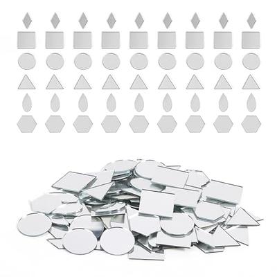 PP OPOUNT 200 PCS Mirror Mosaic Tiles, Triangles/Squares/Rounds/Rhombus  Mini Mosaic Mirrors, 1 Inch Mini Glass Mirrors for Crafts, Disco Ball  Decor, Indoor Outdoor Decor - Yahoo Shopping