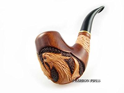 Animal Wooden Carved Tobacco Pipe Handmade Smoking Pipe - MUXIANG Pipe Shop