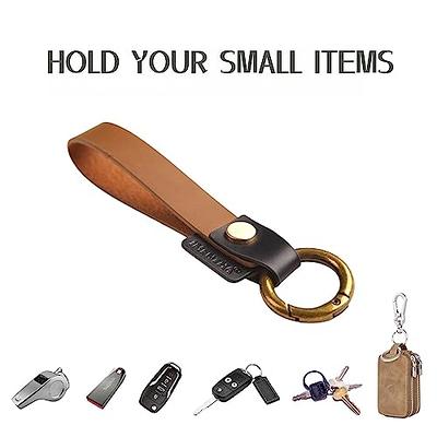 Idakekiy Key Chain, Leather Car KeyChain Universal Key Fob