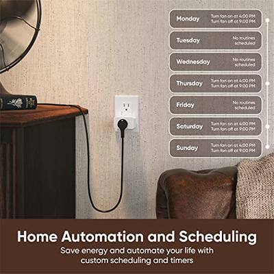 Wyze Plug, 2.4GHz WiFi Smart Plug, Works with Alexa, Google