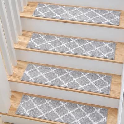 MBIGM 30 X 8 Non-Slip Carpet Stair Treads 15 Pack Non-Skid Safety Runner