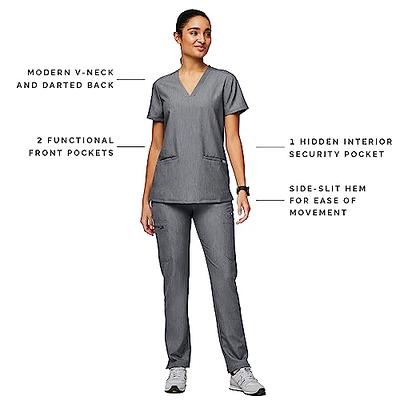 FIGS Casma Three-Pocket Scrub Top for Women – Graphite, M - Yahoo Shopping