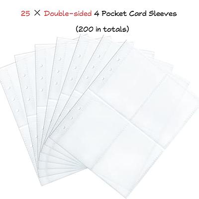 9 Pocket PP Sleeves A4 3 Ring Binder Kpop Idol Photocard Collect