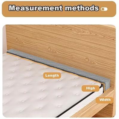 Bed Gap Filler, Mattress Extender for Full/Twin/Queen/Cal King/King Bed,  Headboard Pillow Between Headboard and Mattress or Wall, High-Density  Sponge with Removable Cover(Dark Grey-70*6*6in) - Yahoo Shopping