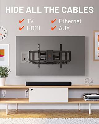 TV Cord Hider Kit- Wire Hider Kit for Wall Mount TV, Cable Management Kit  Hides