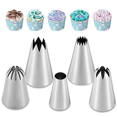 P&P CHEF 153Pcs Cake Baking Pan Set Decorating Supplies Kit, Stainless  Steel 4/6/8/9.5 Inch Cake Pans with Icing Tips Tools, Parchment Papers,  Whisk