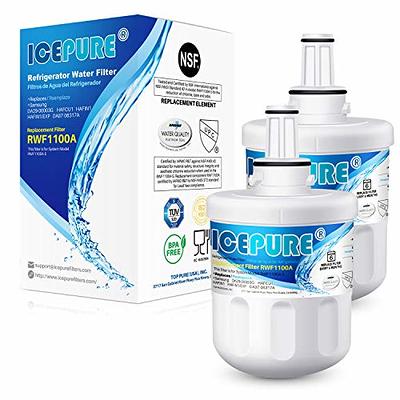 GLACIER FRESH DA29-00003G Water Filter, Compatible with Samsung* Aqua-Pure  Plus, DA29-00003G, DA29-00003F, DA29-00003B, HAFCU1, RFG237AARS, FMS-1