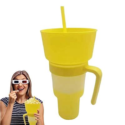 Snack And Drink Cup, Stadium Tumbler, 2 In 1 Beverage Cup Top