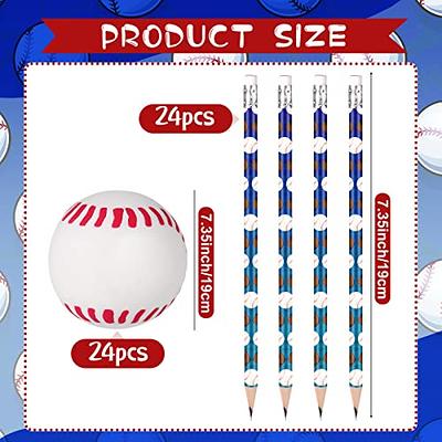 36 Pieces Softball Pencils Welcome Back to School Pencils Softball Party  Favors Wooden Sports Pencils with Eraser Fun Pencils Drawing Pencils for  Kids