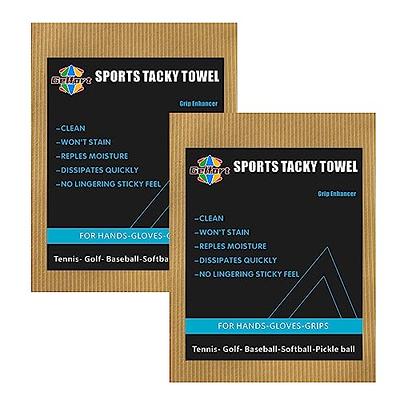 Tacky Towel for Golf and TennisGrip Enhancer for Hands 2 Pack