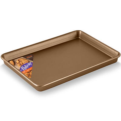 Mainstays Rectangular Aluminum Foil Cake Pans with Blue Lids, 2 Count