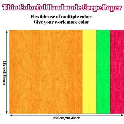 Whaline 8 Rolls 65.6ft Crepe Paper Streamers 25 x 250cm Fluorescent Party  Streamers 4 Colors Neon Crepe Paper Roll Decorative Craft Streamer for DIY  Gift Wrapping Paper Crafts Room Wall Decoration - Yahoo Shopping