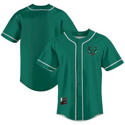 Men's Green Binghamton Bearcats Baseball Jersey