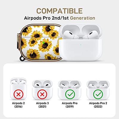 Lopnord Case for Airpod Pro Case Cover with Lock, Compatible for Airpods  Pro 2nd Generation/1st Generation Case (2023/2022/2019), Shockproof Cover  for