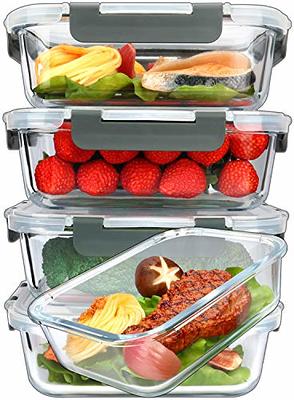  M MCIRCO 24-Piece Glass Food Storage Containers with