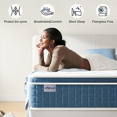 Milliard Lumbar Support Pillow for Bed with Gel Memory Foam Top