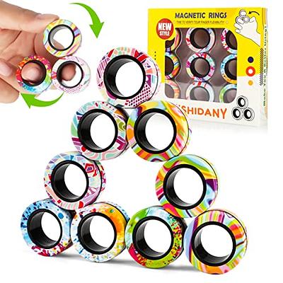 KOLORAE Magnetic Rings Fidget Toy Set of 3 | blueoco