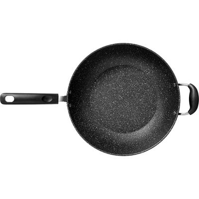 Starfrit The Rock 10-Piece Aluminum Nonstick Cookware Set in Black