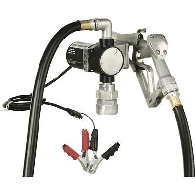 VEVOR Diesel Fuel Transfer Pump Kit,10 GPM 12V DC Portable Electric  Self-Priming Fuel Transfer Extractor Pump Kit with Automatic Shut-off  Nozzle Hose