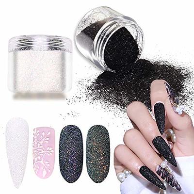 Pearl Nail Powder, Pearlescent White Nail Powder Pigment, High Gloss  Glitter Nail Art, Holographic Ice Aurora Dust Nail Powder, White Chrome Nail  for Home DIY… (E) - Yahoo Shopping