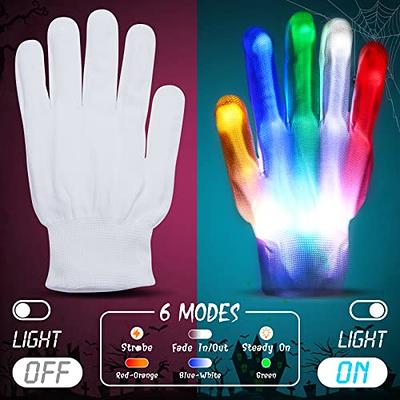 Zpisf Halloween Mask LED Light up Mask and Gloves for Festival Cosplay, Halloween  Costume and Party Supplies (Multi Pink+Ice Blue) - Yahoo Shopping