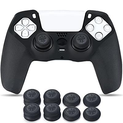 YoRHa Grip Texture Silicone Cover Skin Case for PS5 Dualsense Controller x  1(Black) with Pro Thumb Grips x 8 - Yahoo Shopping