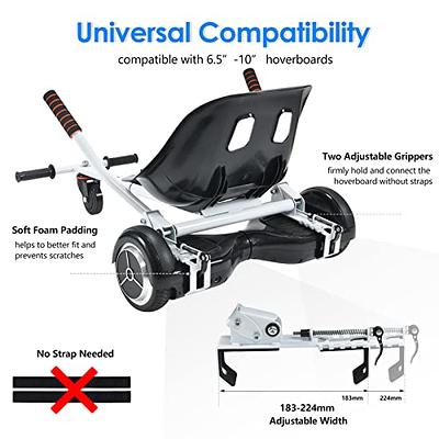 Hoverboard to Go-Kart Attachment Adjustable Seat for 6.5 Self