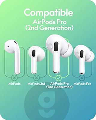 AhaStyle 3 Pairs AirPods Pro Ear Hooks Covers [Added Storage Pouch]  Anti-Slip Ear Covers Accessories Compatible with Apple AirPods Pro (White)