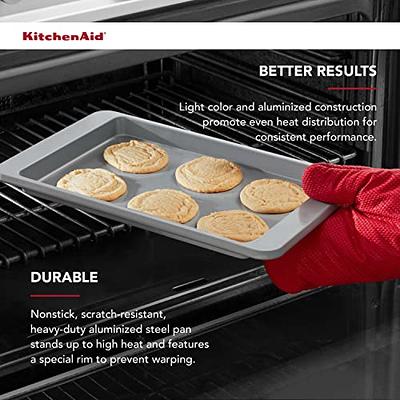 KitchenAid Nonstick Baking Sheet, 9x13-Inch, Silver