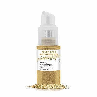 BAKELL® Bright Gold Edible Glitter Spray Pump, (25g)