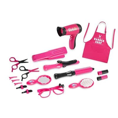 Hair Stylist Set for Girls, Beauty Salon Pretend Play Kit with Toy