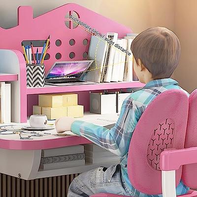 Multi-Functional Ergonomic Kids Desk and Chair Set Children Height  Adjustable